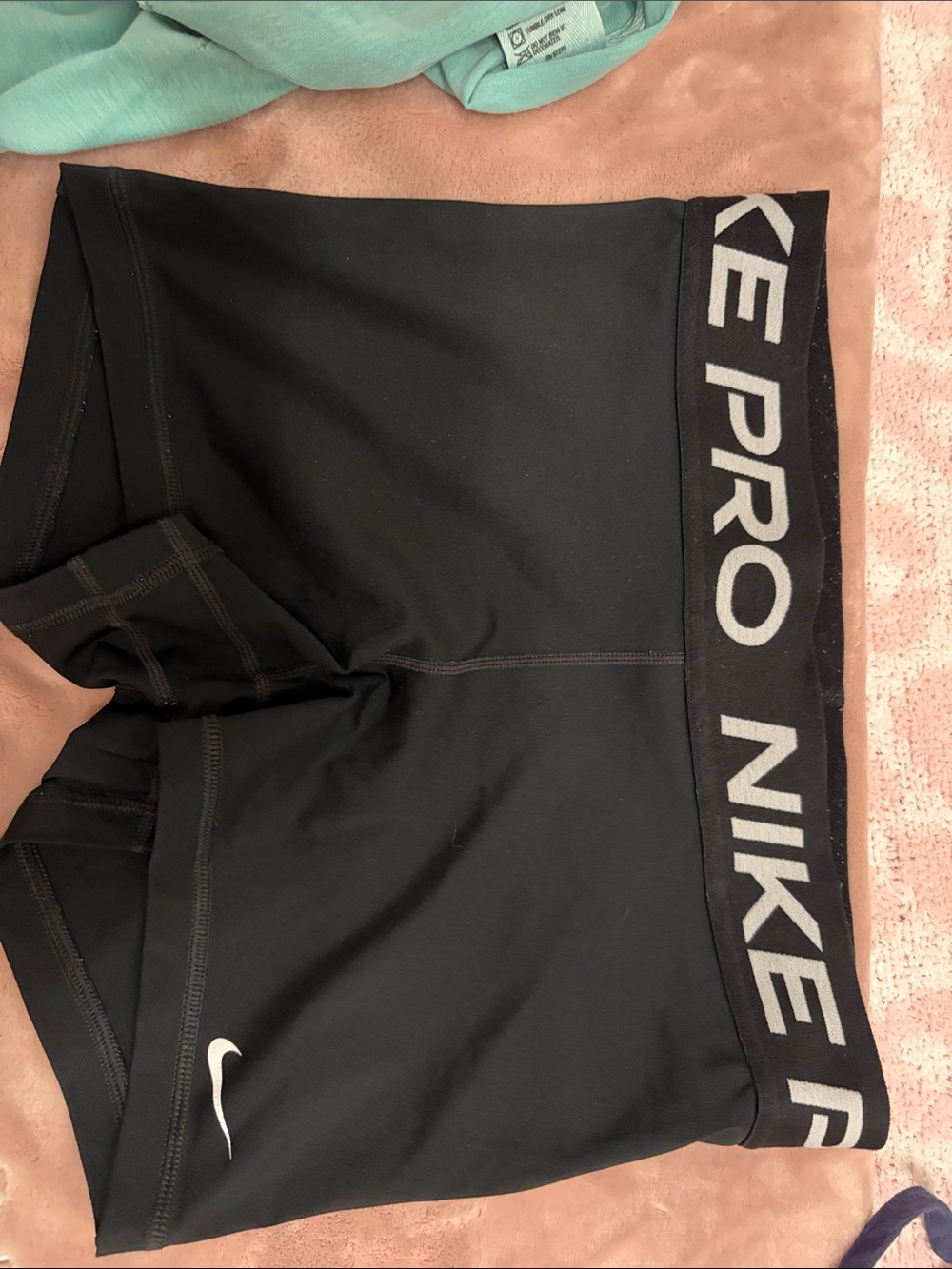 Nike Black and White Pro Compression Shorts